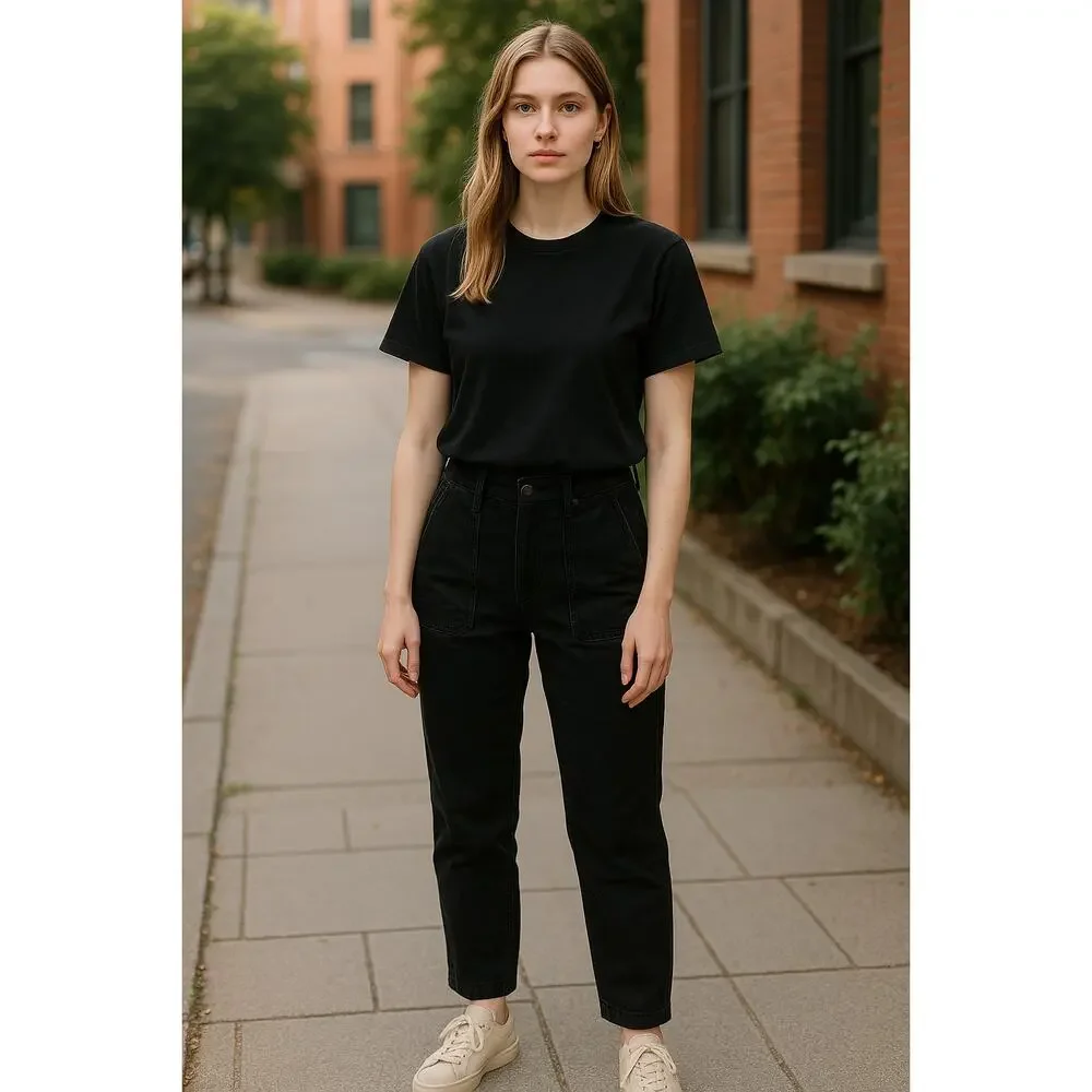 SANCTUARY Jeans Size 31 NEW Black Hayden Skinny Jean Pant Stretch - Picture 5 of 5